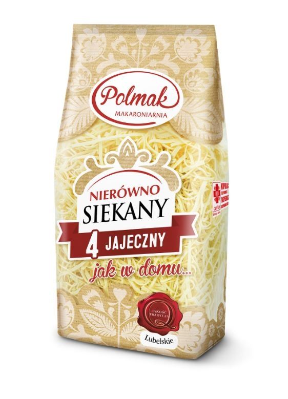 Polmak Makaron 4 jajeczny Tradycyny Nierówno Siekany Kluska 400 g