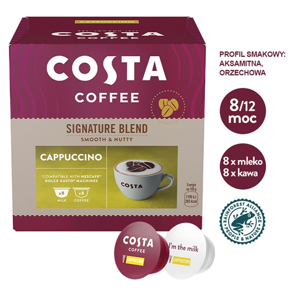 Costa Coffee Costa Coffee Dolce Gusto Cappuccino 3 x 16 kapsułek 4418