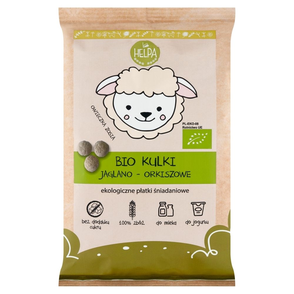 HELPA KULKI JAGLANO - ORKISZOWE BIO 160 g - HELPA BP-5907222061817