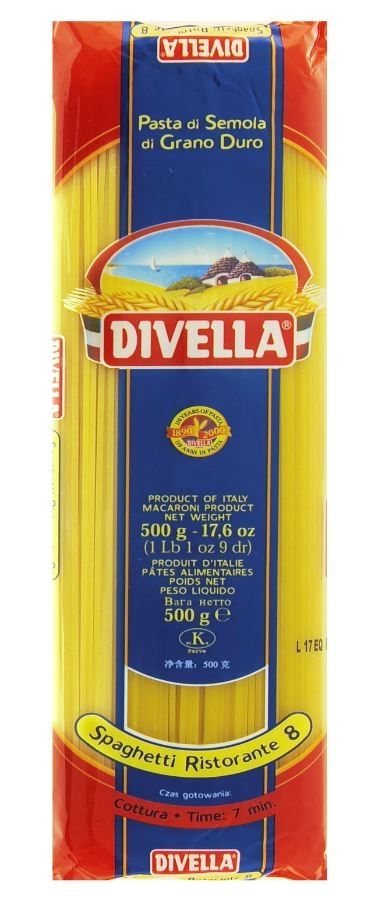 Divella Spaghetti nr 8 - Makaron spaghetti (500 g) E5BE-58482
