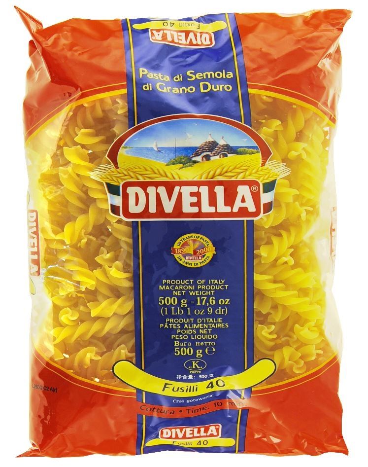Divella Fusilli nr 40 - Makaron Świderki (500 g) E5BE-58482_2020085556