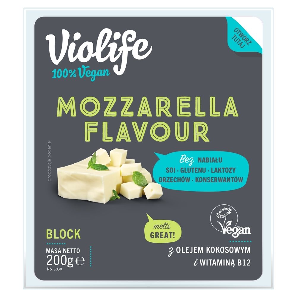Violife Ser wegański MOZZARELLA  /blok/ 200g VIOLIFE