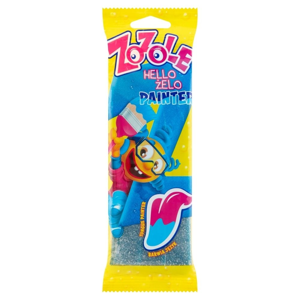 Zozole Painter Kwaśne żelki o smaku malinowym 75 g