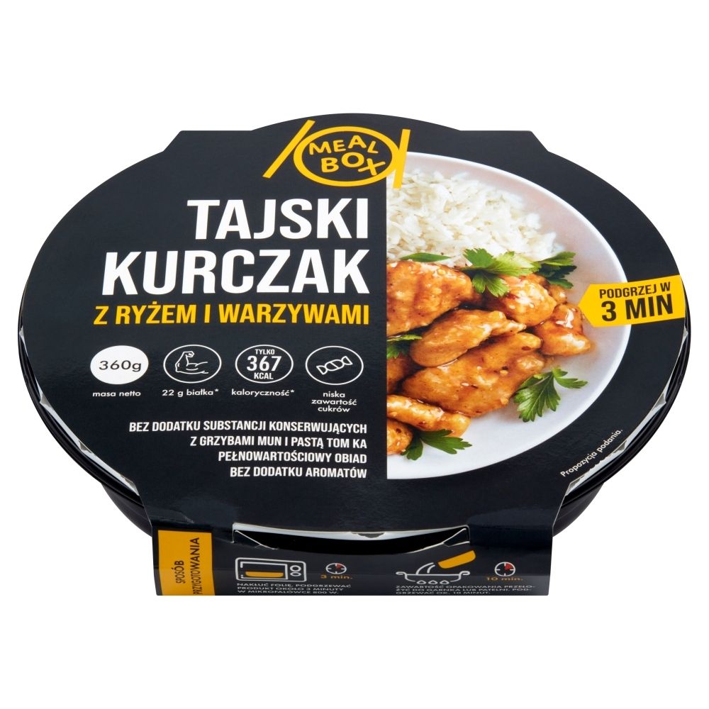 Meal Box Kurczak Po Tajsku Z Ryżem 360G