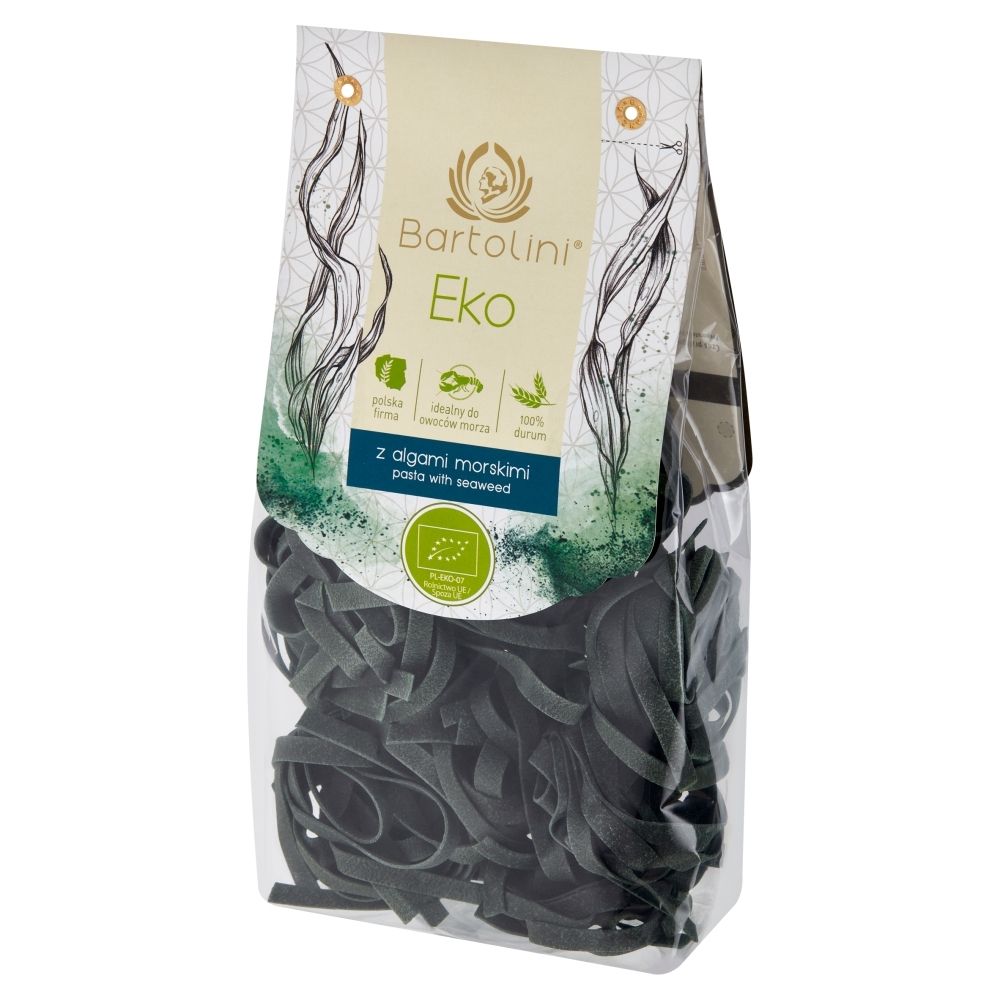 Bartolini MAKARON (SEMOLINOWY Z ALGAMI MORSKIMI) GNIAZDA TAGLIATELLE BIO 250 g - 5901902002435