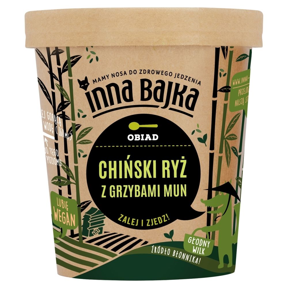 Chiński ryż z grzybami mun 55g INNA BAJKA