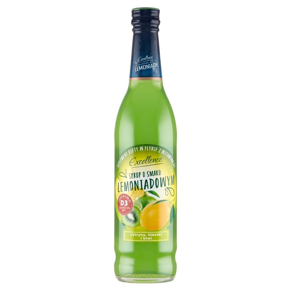 Syrop Lemoniadowy O Smaku Cytryny, Limetki I Kiwi 430Ml