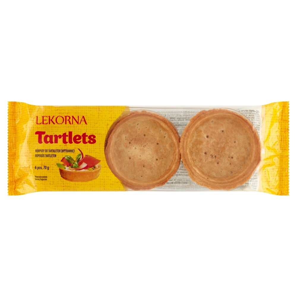 Korpusy do tartaletek wytrawne LEKORNA 70 g (6 sztuk)