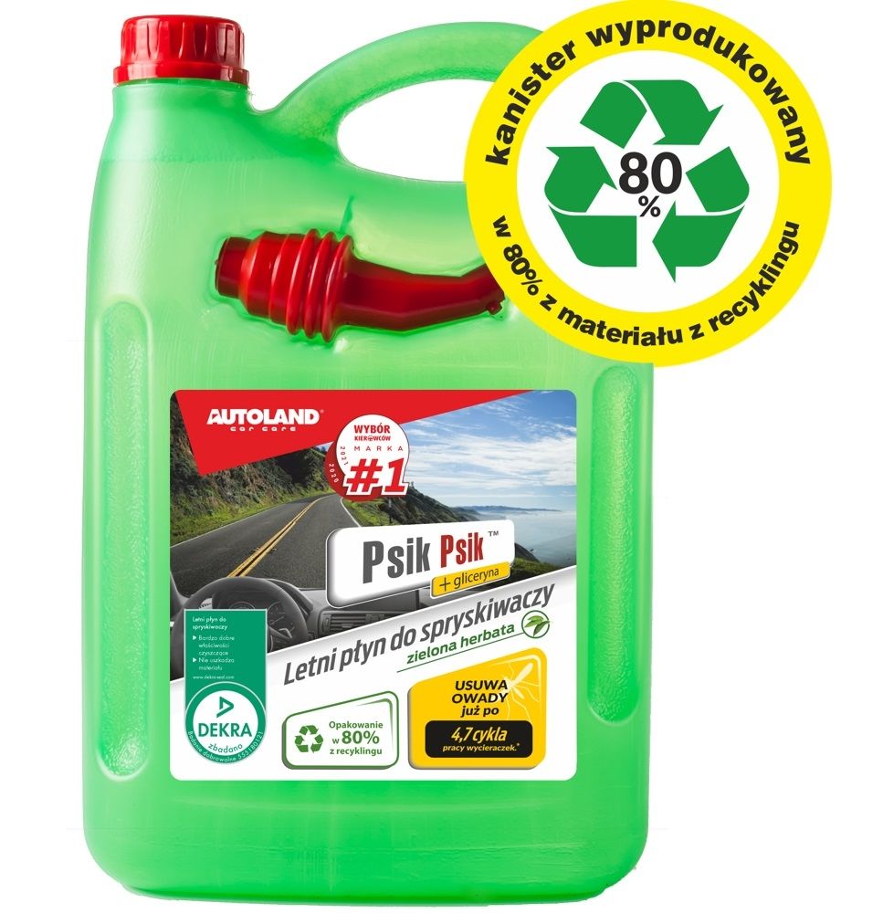 Psik-psik płyn do spryskiwaczy zielona herbata 4L