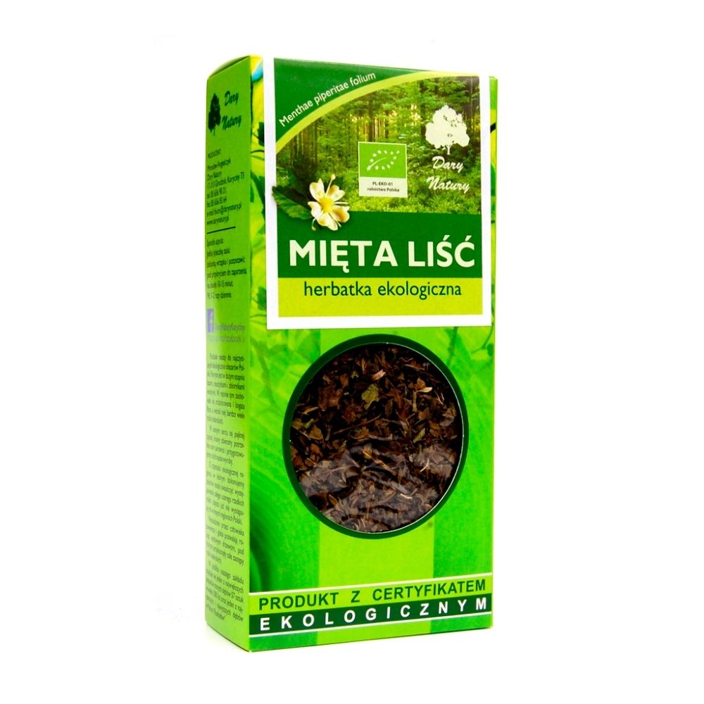Dary Natury HERBATKA LIŚĆ MIĘTY BIO 25 g -