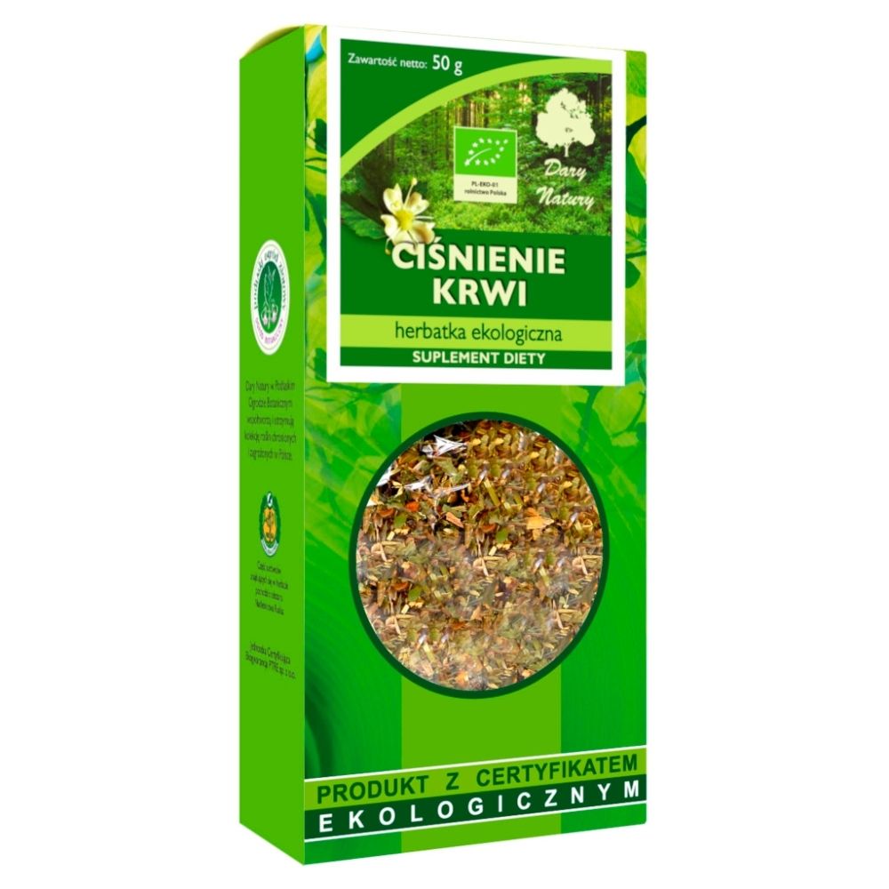 Dary Natury HERBATKA CIŚNIENIE KRWI BIO 50 g -
