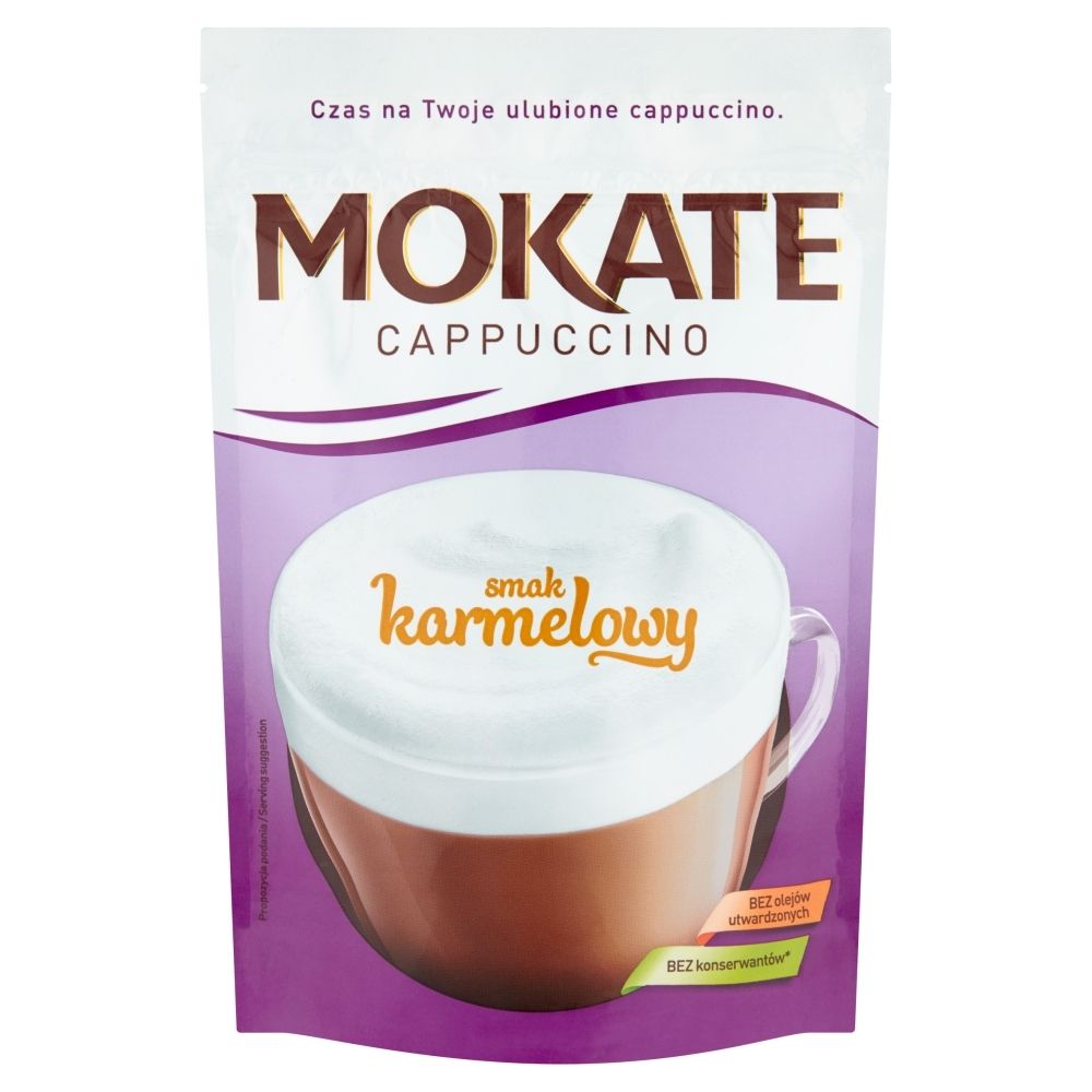 Mokate Cappuccino o smaku karmelowym Caffetteria 110g