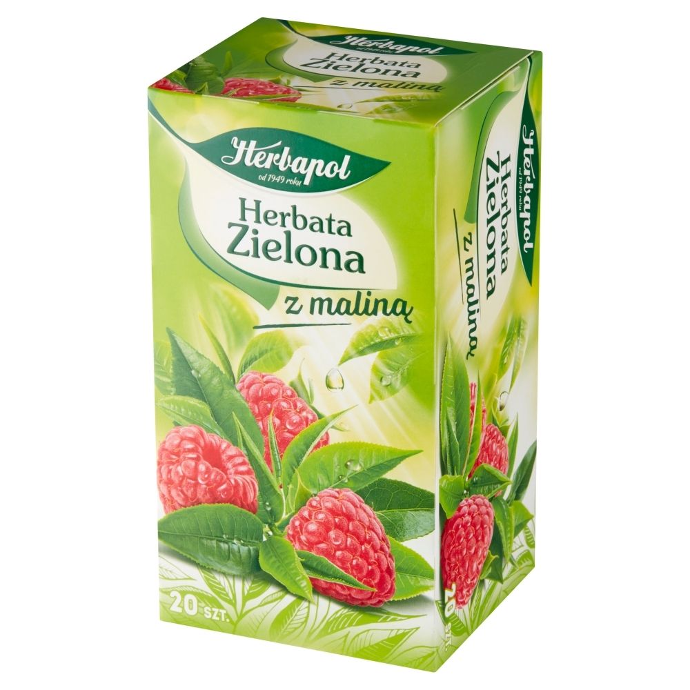 Herbapol Herbata Zielona Z Maliną (20 Torebek X 1,7G) 34G
