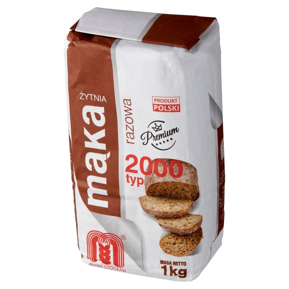 Młyny Stoisław Mąka Żytnia Typ 2000 Razowa 1 Kg