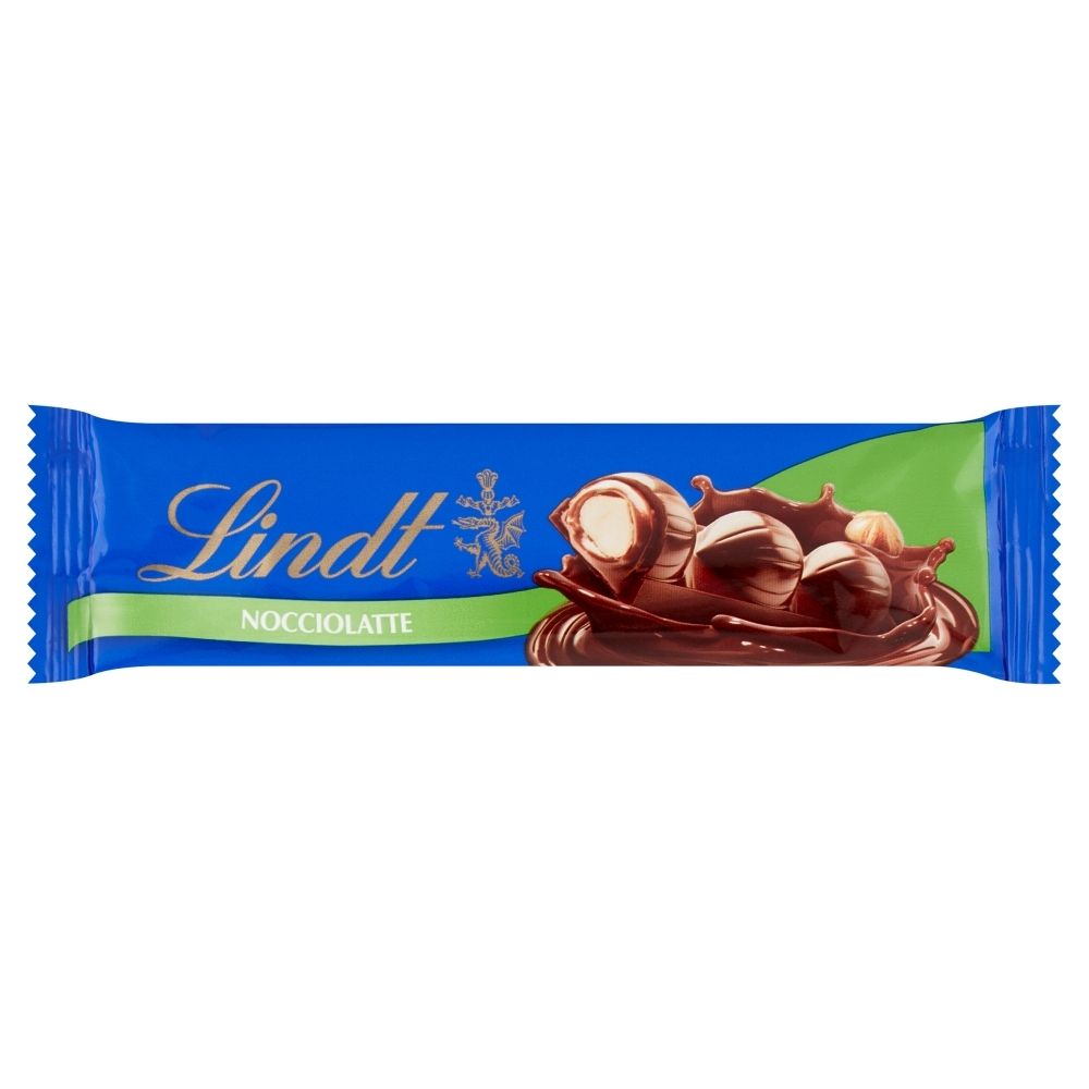 Lindt Czekolada mleczna z nadzieniem z orzechów laskowych 35 g