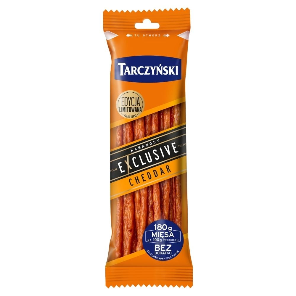 Tarczyński Kabanosy Exclusive o smaku Cheddar 90 g