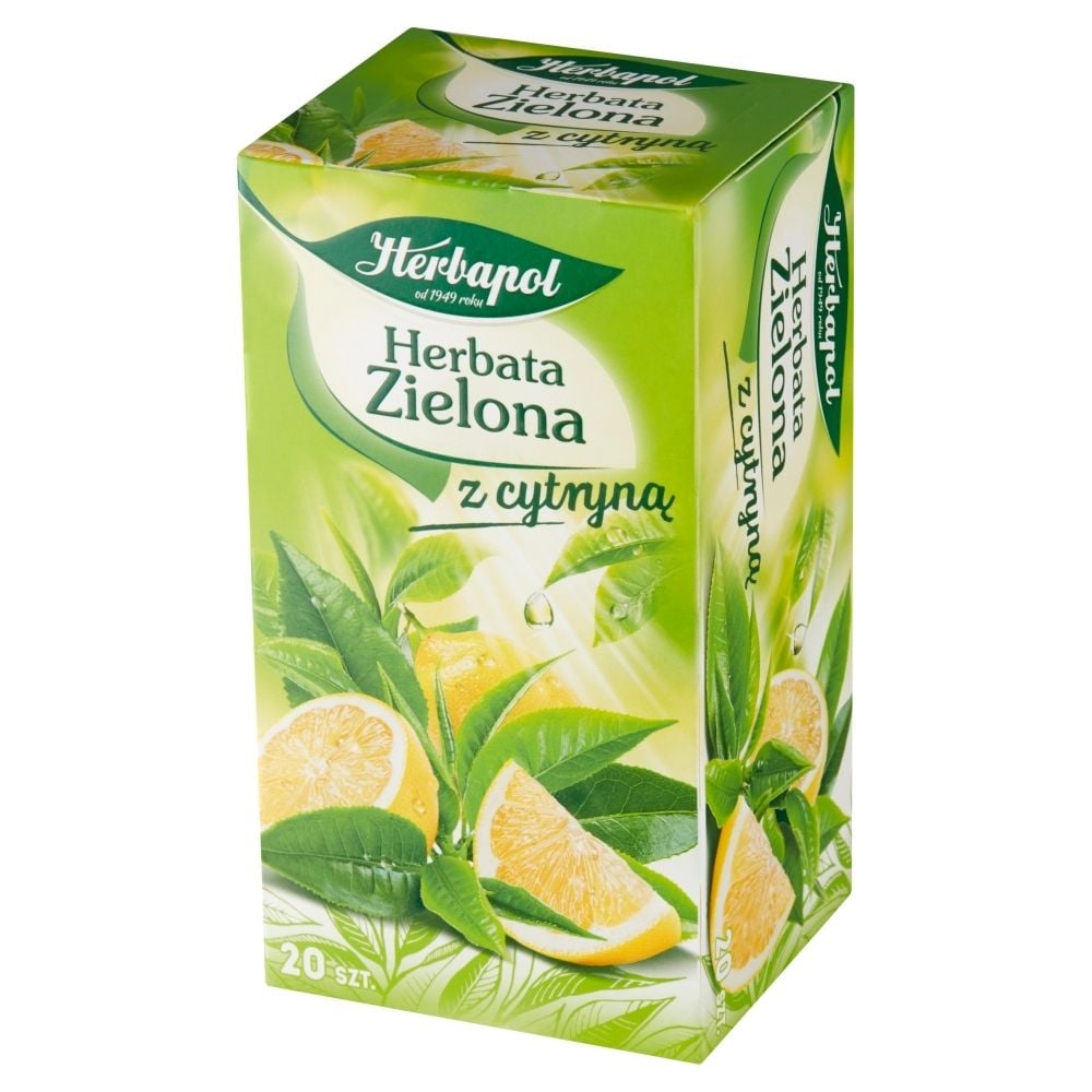 Herbapol Herbata Zielona Z Cytryną (20 Torebek X 1,7G) 34G