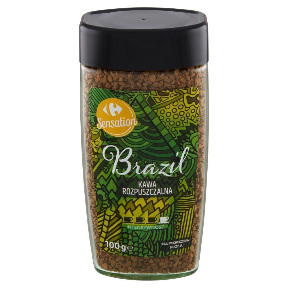 Carrefour Sensation Brazil Kawa rozpuszczalna 100 g