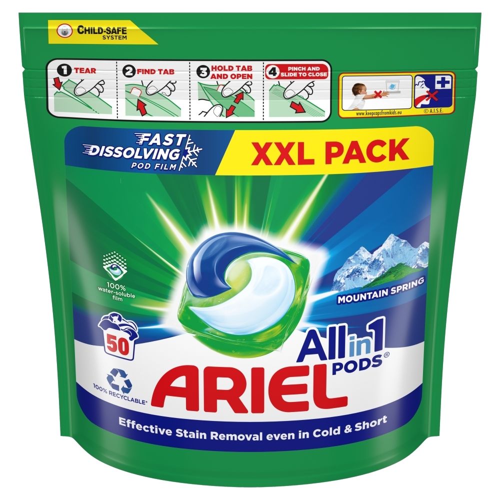 Ariel Kapsułki All-in-1 PODS, kapsułki do prania 50 prań