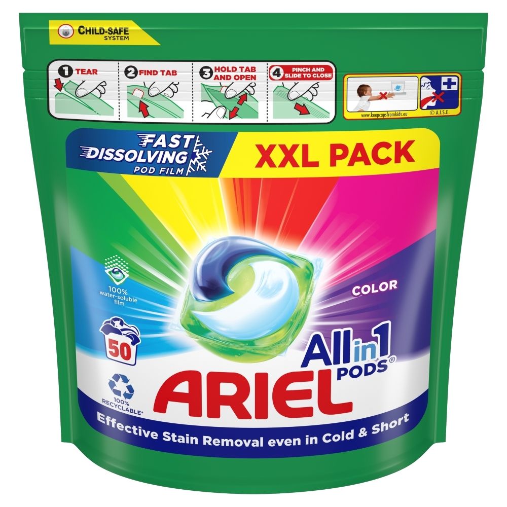 Ariel Kapsułki All-in-1 PODS, kapsułki do prania 50 prań