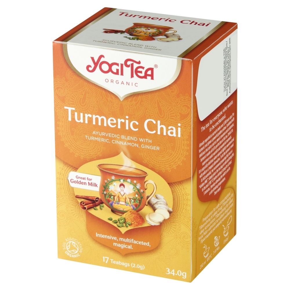 Yogi Tea (herbatki) HERBATKA ZŁOTY CHAI Z KURKUMĄ BIO (17 x 2 g) 34 g - 4012824404168