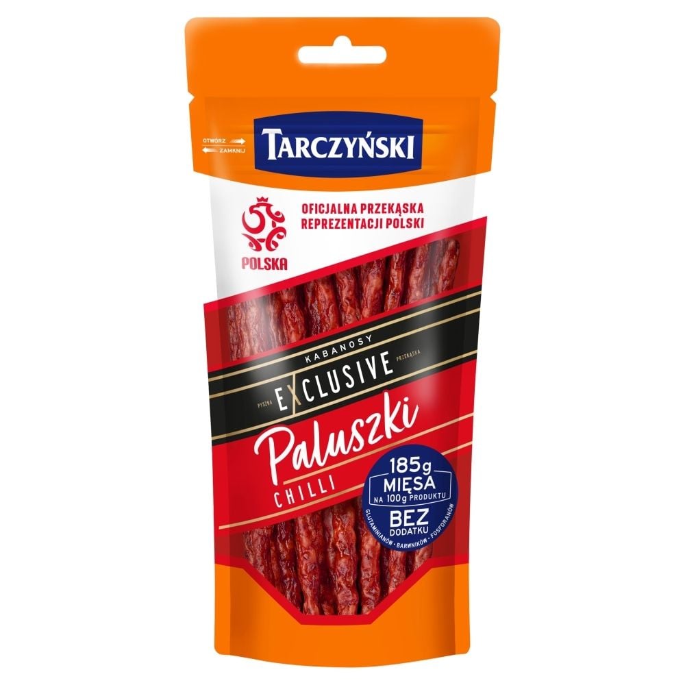 Tarczyński Kabanosy Exclusive Paluszki Chilli 95 g