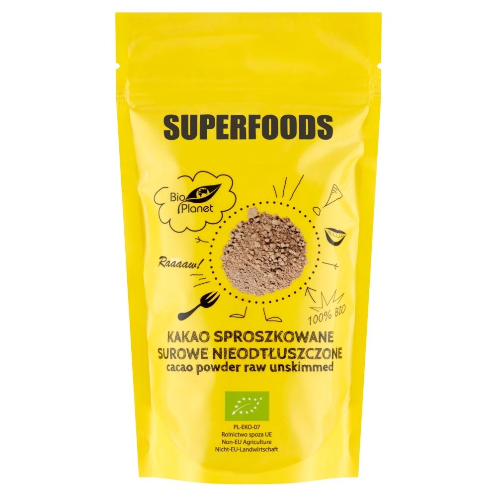 Bio Planet Kakao sproszkowane surowe nieodtłuszczone BIO 200g