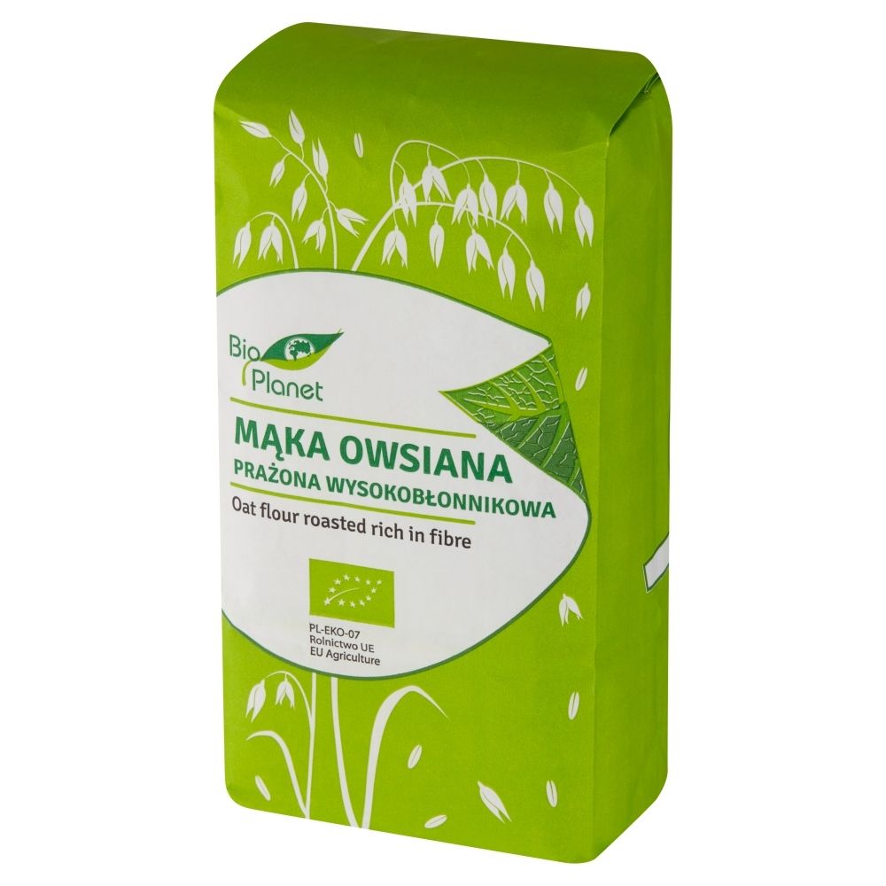 BIO Planet MĄKA OWSIANA WYSOKOBŁONNIKOWA BIO 500 g -