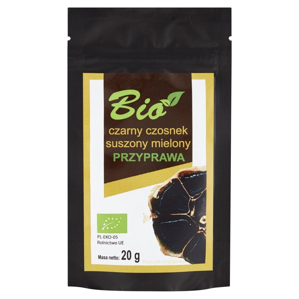 PRZETWORY Z NATURY CZARNY CZOSNEK MIELONY SUSZONY BIO 20 g - PRZETWORY Z NATURY