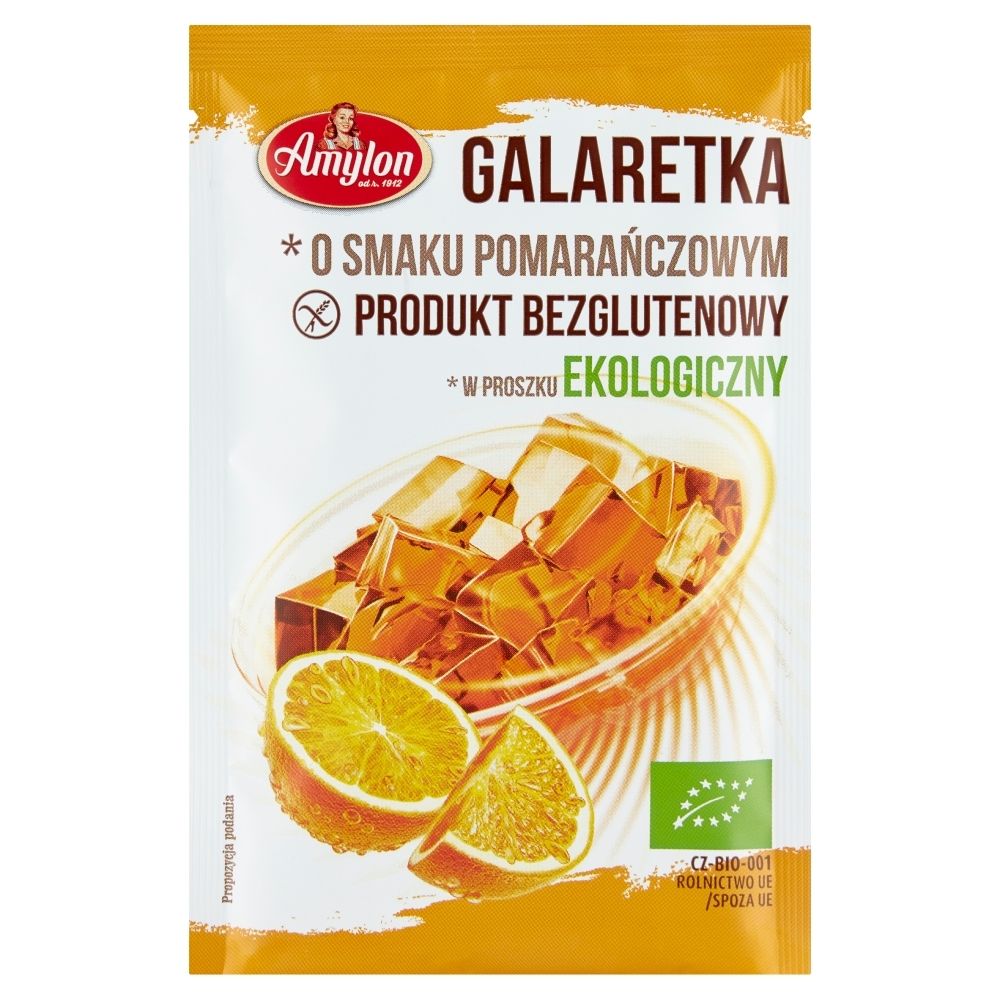 Amylon GALARETKA O SMAKU POMARAŃCZOWYM BIO 40 g -