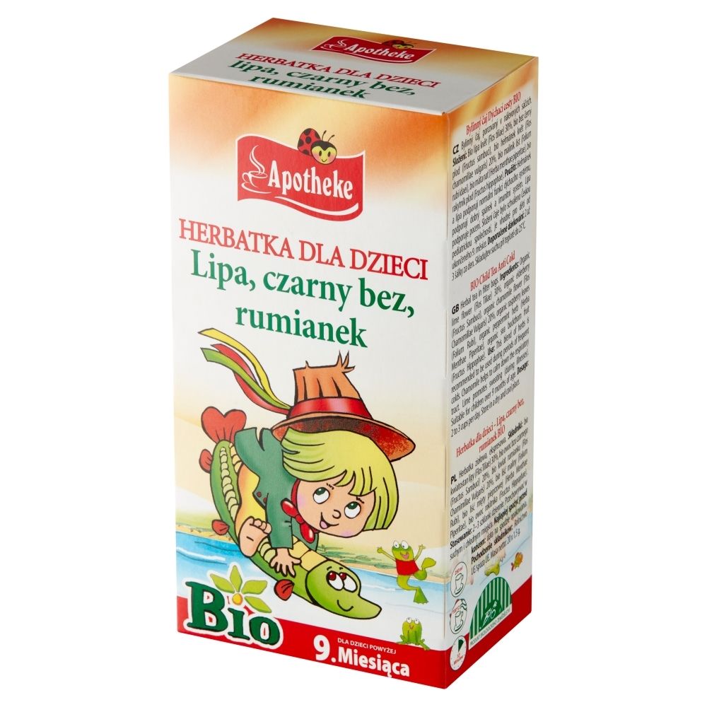 Apotheke Herbatka Dla Dzieci Przy Przeziębieniu 20x1,5g - Apotheke EKO BPLHERDDZINAP