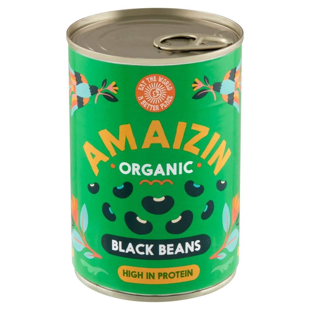 Amaizin Fasola czarna w zalewie BIO 400g - Amaizin