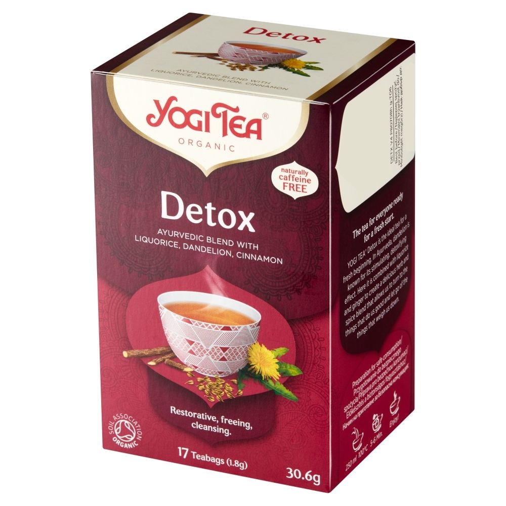 Yogi Tea HERBATKA DETOX BIO 17 x 1,8 g)