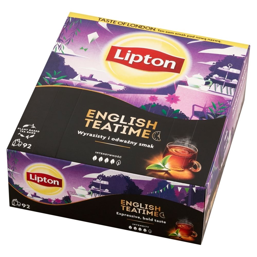 Lipton English Teatime Herbata czarna 184g 92 torebki