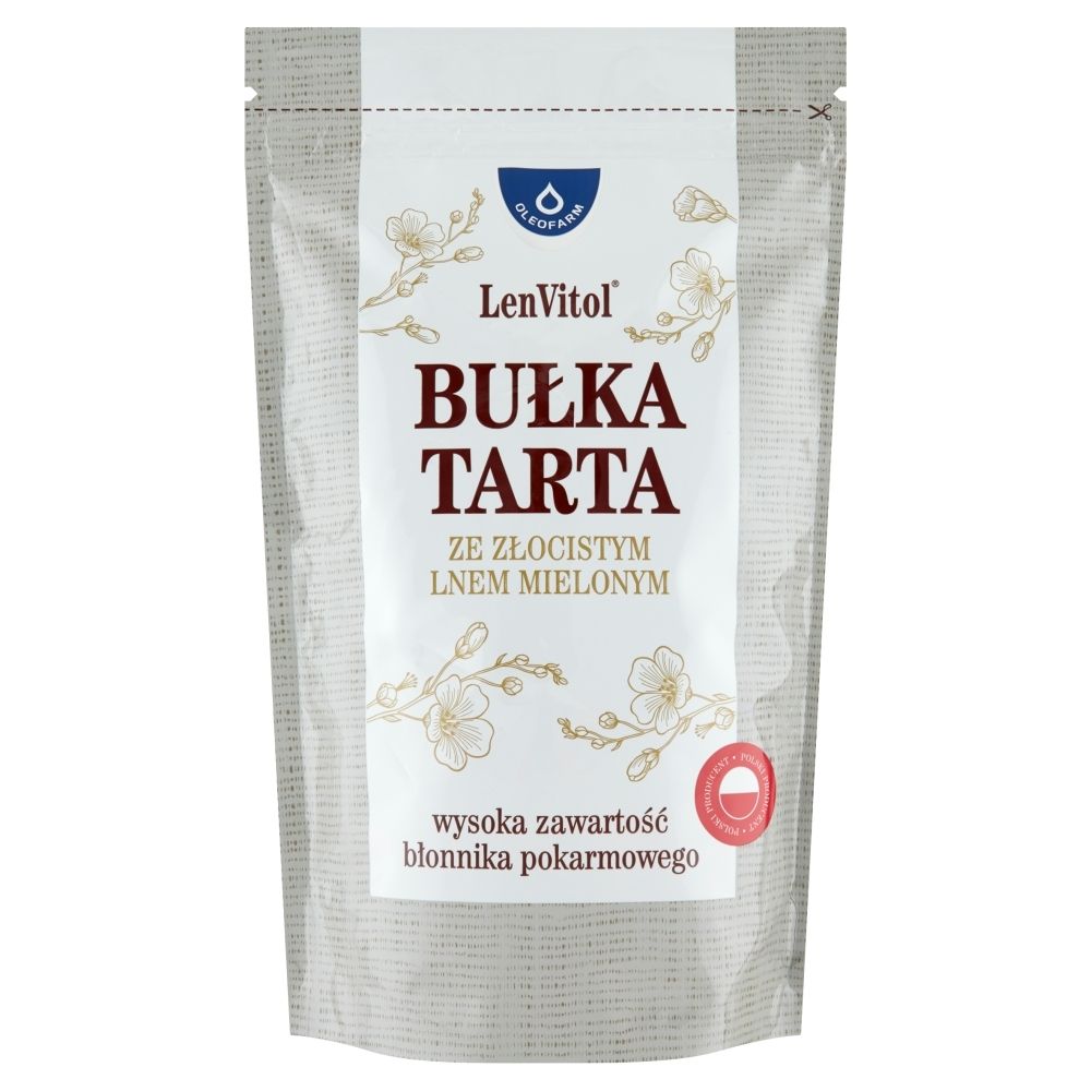 Oleofarm Bułka tarta ze złocistym lnem - Oleofarm - 450g 03861