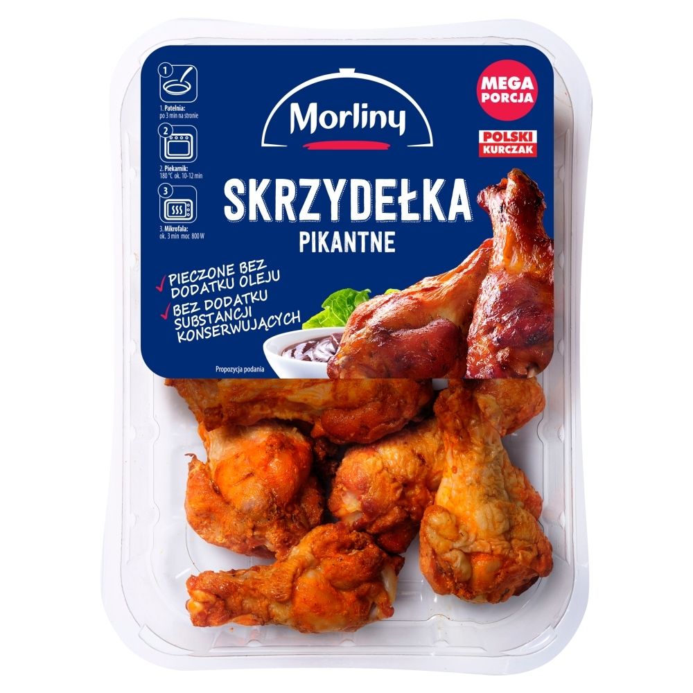 Skrzydełka Pieczone Pikantne 350 G Morliny