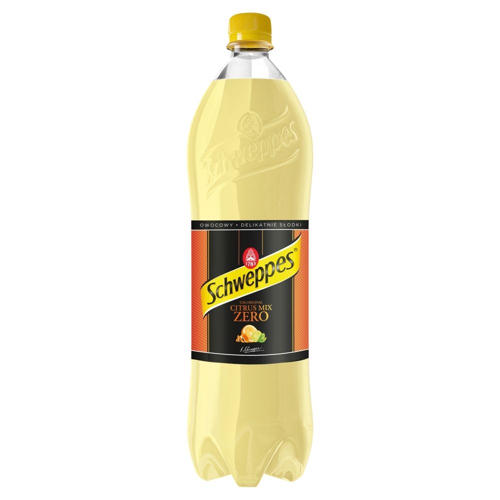 Schweppes Citrus Mix Zero Napój gazowany 1,35 l