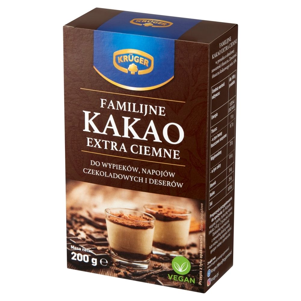Krüger Familijne kakao extra ciemne 200 g