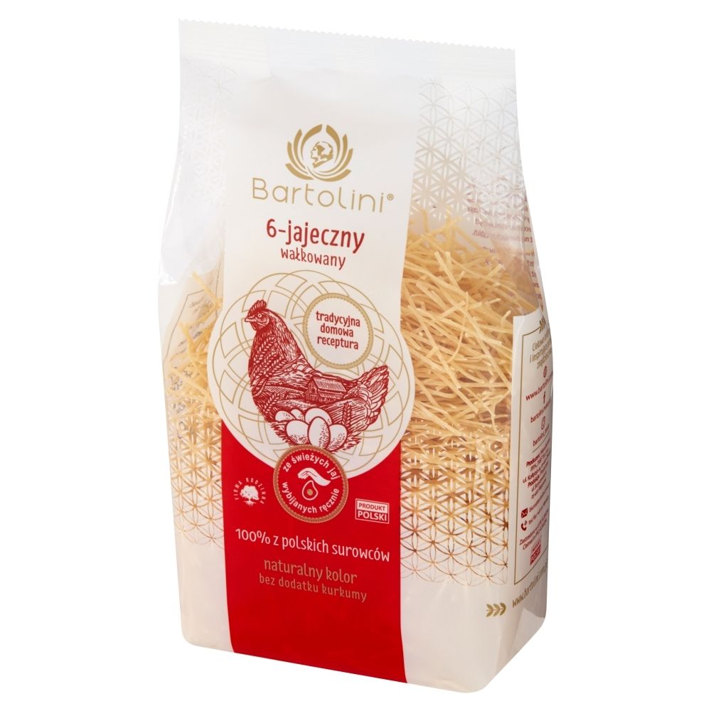 Bartolini Makaron 6 jajeczny 250g krajanka cienka