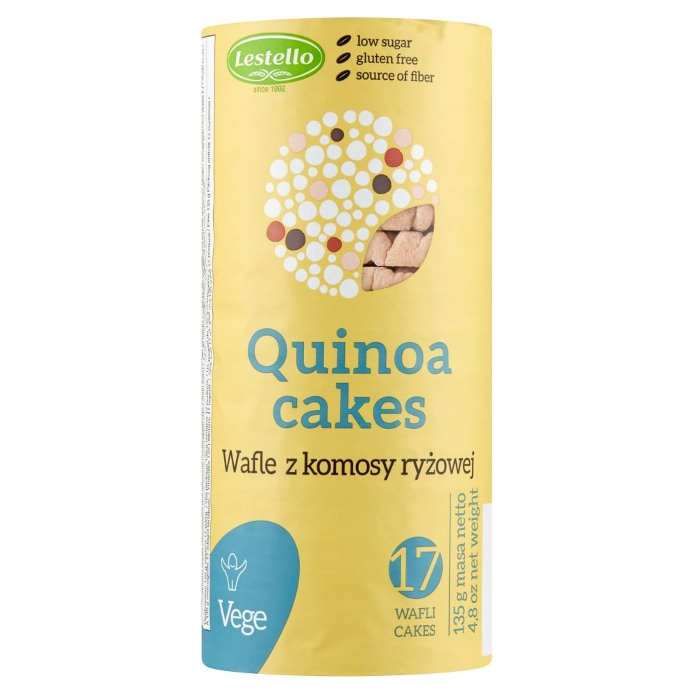 Lestello Wafle z Komosy Ryżowej Quinoa bezglutenowe 130g - Lestello