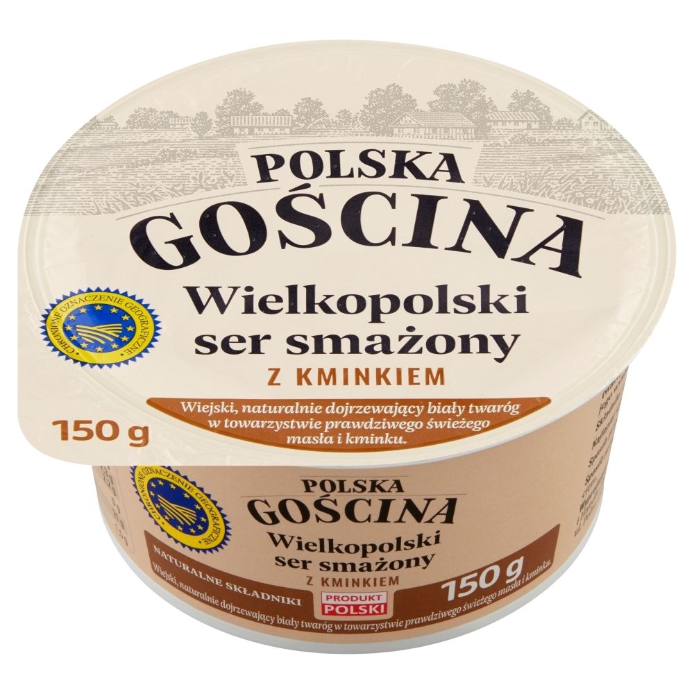 Polska Gościna Wielkopolski ser smażony z kminkiem 150 g