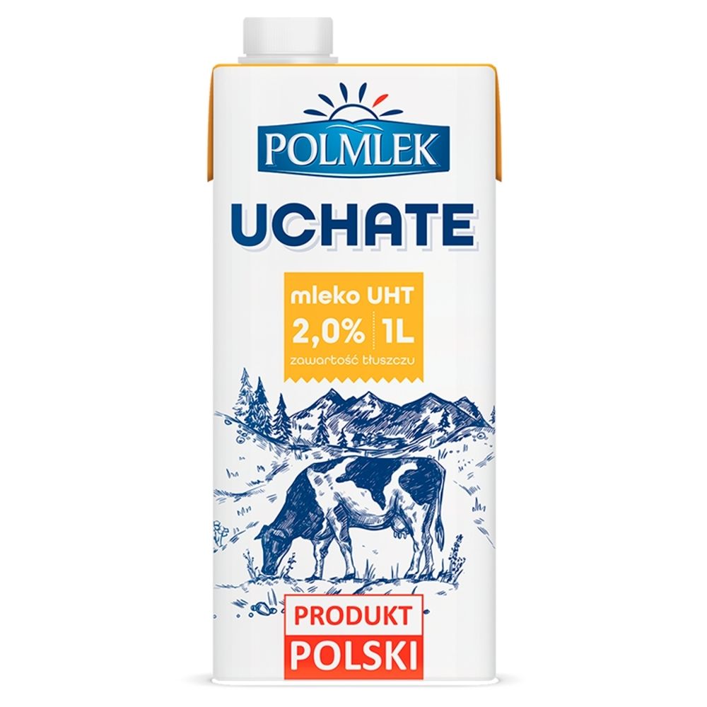 Polmlek Uchate Mleko Uht 2,0% 1 L