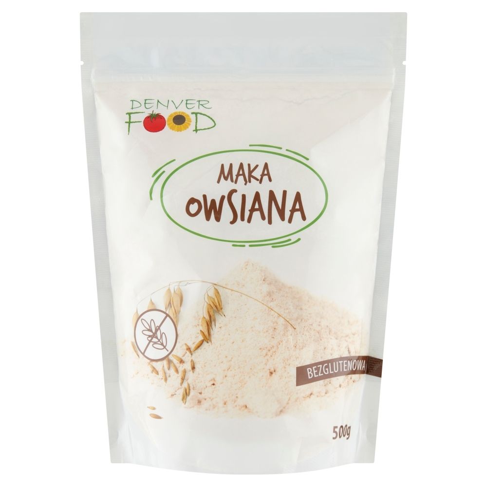 MĄKA OWSIANA BEZGLUTENOWA 500 g - DENVER FOOD