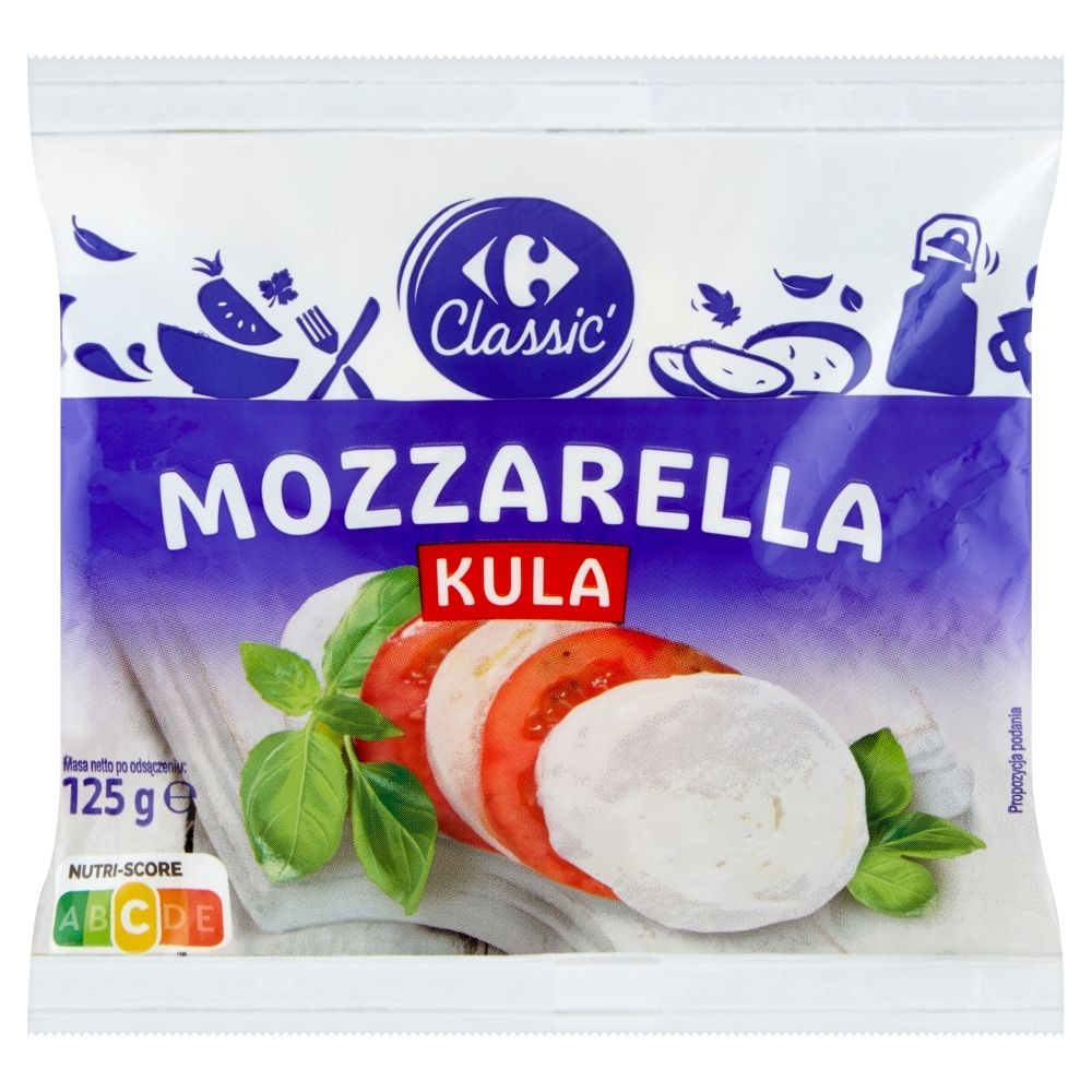 Carrefour Classic Mozzarella kula 125 g