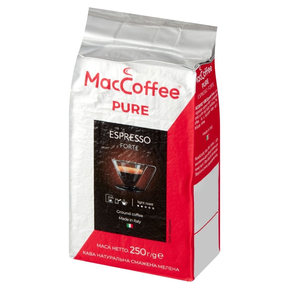 MacCoffee Pure Espresso Forte Kawa palona naturalna 250 g