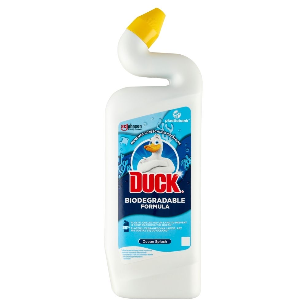 Duck® Biodegradowalna Formuła Ocean Splash - żel do czyszczenia toalet