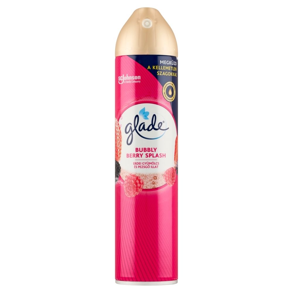 Glade® Aerosol - Bubbly Berry Splash, odświeżacz powietrza w aerozolu 300ml