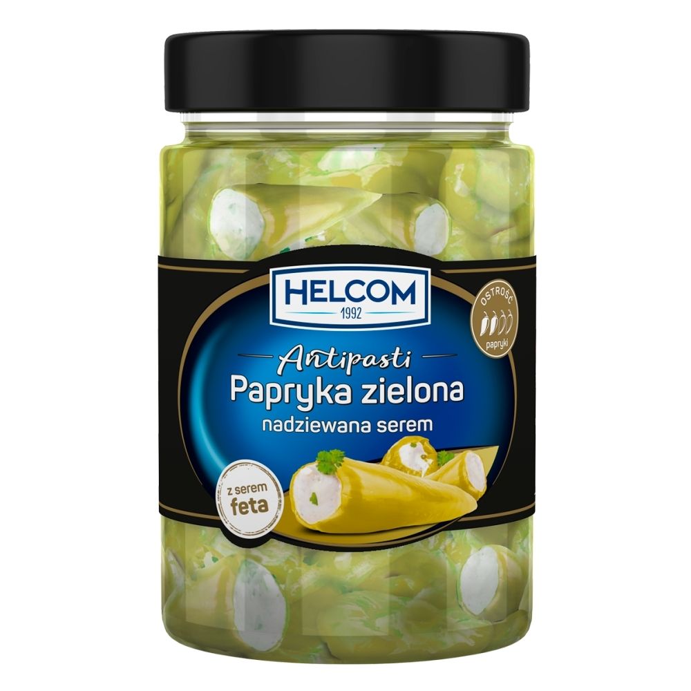 HELCOM Papryczki zielone z serem 327 ml