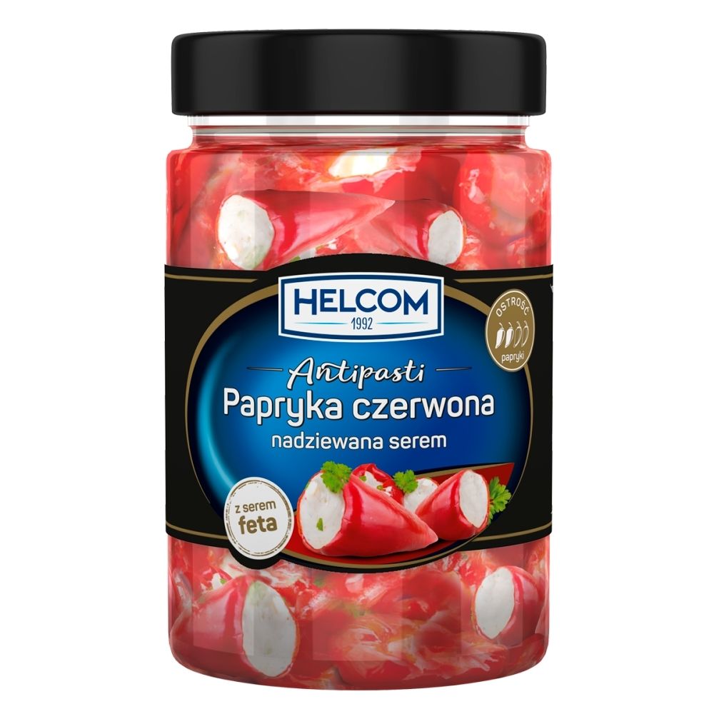 HELCOM Papryczki czerwone z serem 327 ml