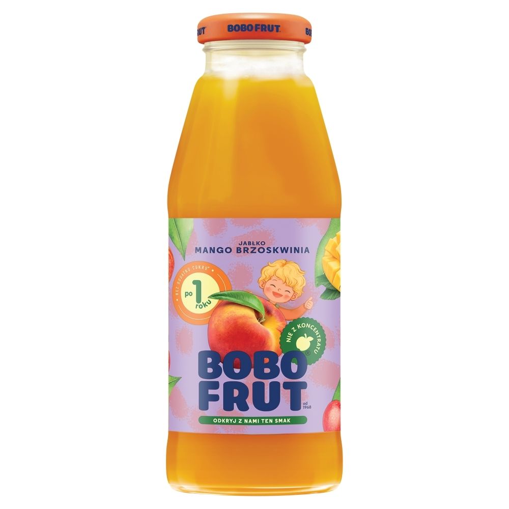 Bobo Frut Nektar owocowy jabłko mango brzoskwinia po 1 roku 300 ml